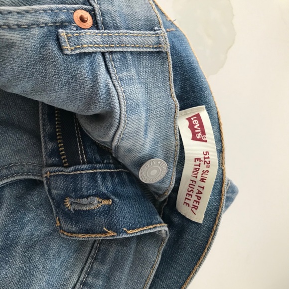 NWT Levi’s 512 Slim Taper Jeans - Kids - Picture 4 of 9